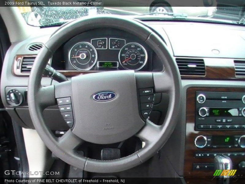Tuxedo Black Metallic / Camel 2009 Ford Taurus SEL