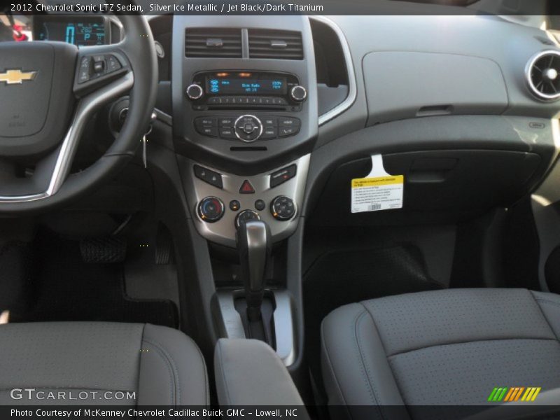 Silver Ice Metallic / Jet Black/Dark Titanium 2012 Chevrolet Sonic LTZ Sedan