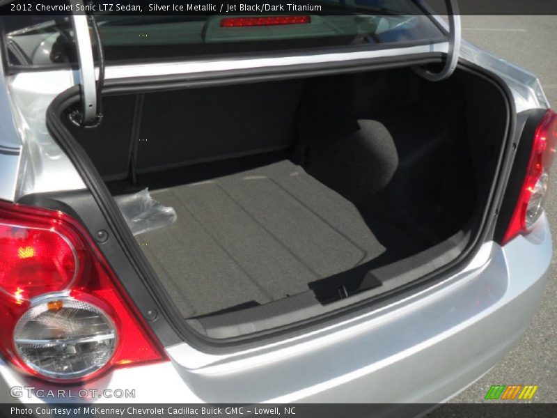 Silver Ice Metallic / Jet Black/Dark Titanium 2012 Chevrolet Sonic LTZ Sedan