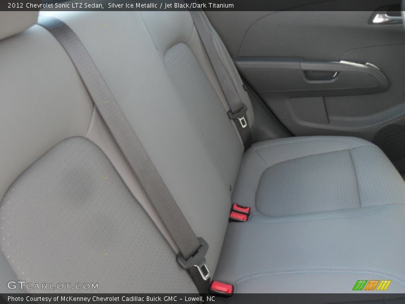 Silver Ice Metallic / Jet Black/Dark Titanium 2012 Chevrolet Sonic LTZ Sedan