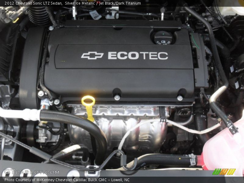 Silver Ice Metallic / Jet Black/Dark Titanium 2012 Chevrolet Sonic LTZ Sedan