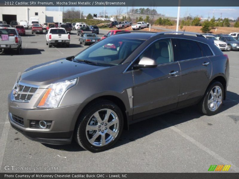 Mocha Steel Metallic / Shale/Brownstone 2012 Cadillac SRX Premium