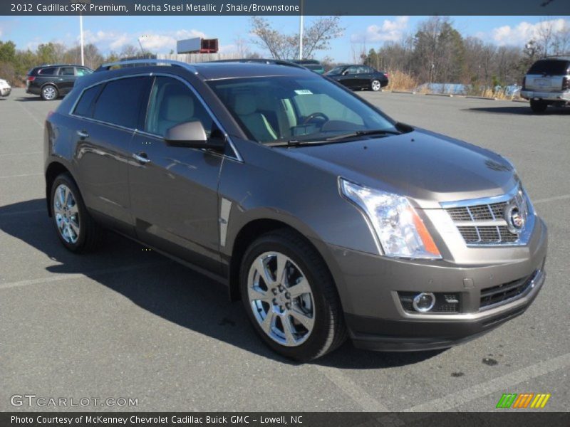 Mocha Steel Metallic / Shale/Brownstone 2012 Cadillac SRX Premium