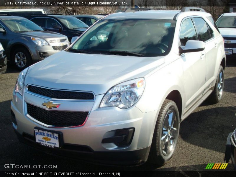 Silver Ice Metallic / Light Titanium/Jet Black 2012 Chevrolet Equinox LT