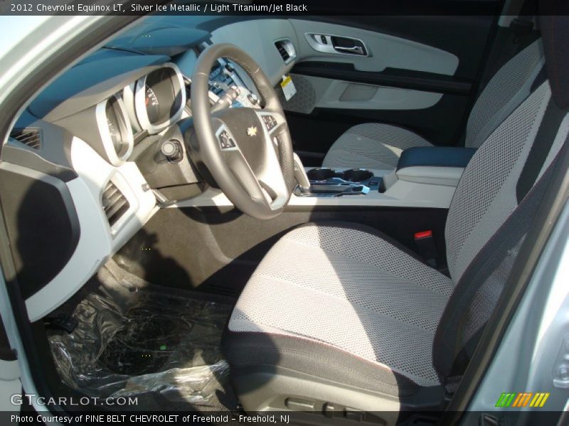 Silver Ice Metallic / Light Titanium/Jet Black 2012 Chevrolet Equinox LT