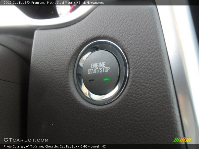 Mocha Steel Metallic / Shale/Brownstone 2012 Cadillac SRX Premium
