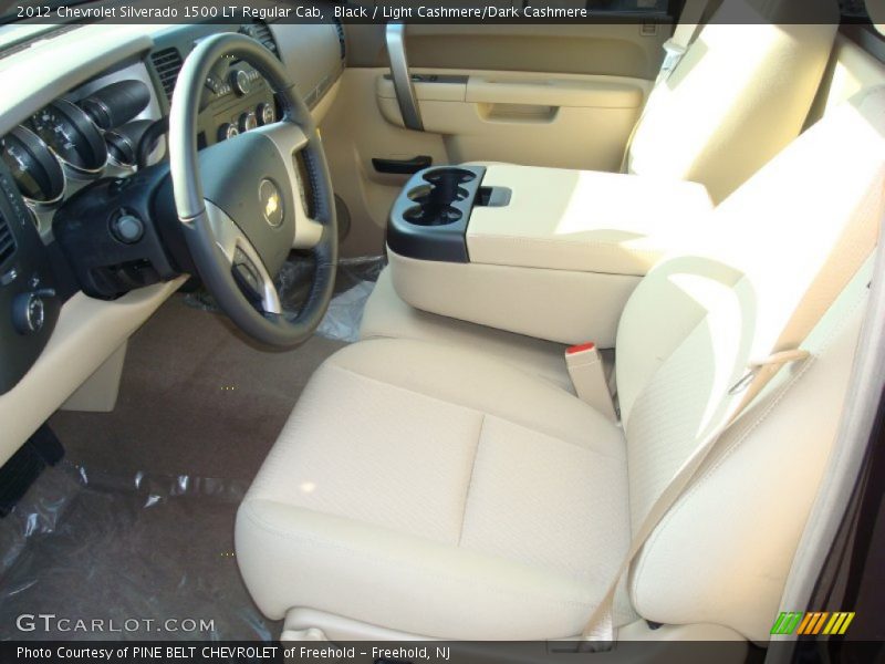 Black / Light Cashmere/Dark Cashmere 2012 Chevrolet Silverado 1500 LT Regular Cab