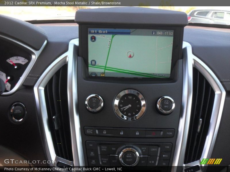 Mocha Steel Metallic / Shale/Brownstone 2012 Cadillac SRX Premium