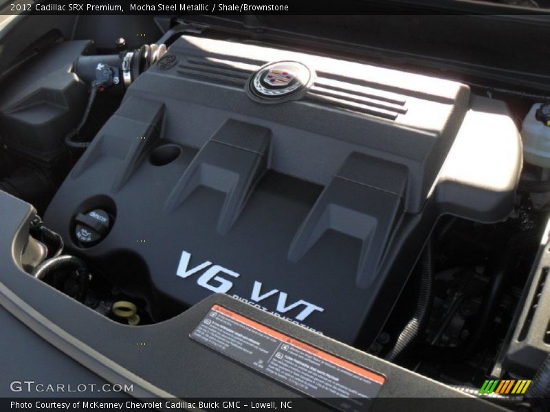 Mocha Steel Metallic / Shale/Brownstone 2012 Cadillac SRX Premium