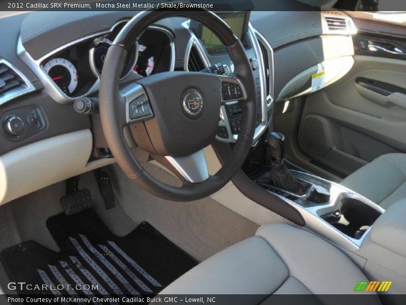 Mocha Steel Metallic / Shale/Brownstone 2012 Cadillac SRX Premium