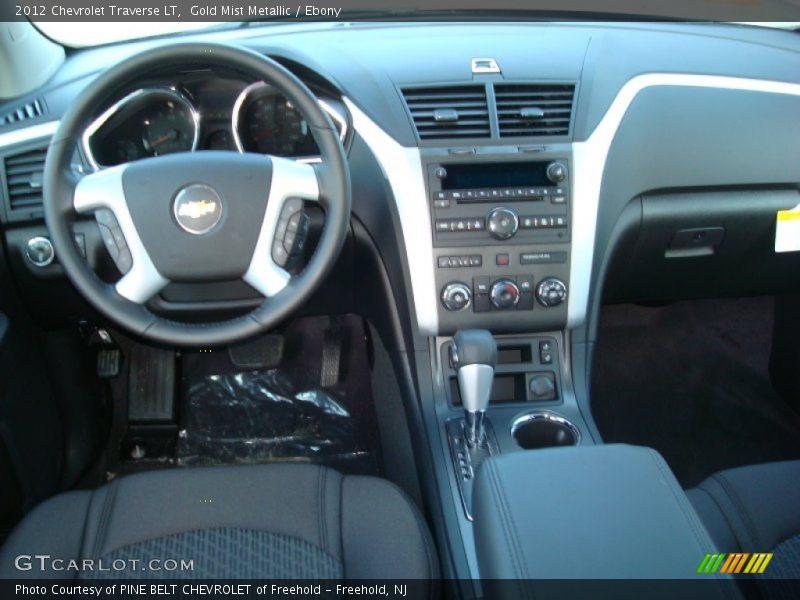 Gold Mist Metallic / Ebony 2012 Chevrolet Traverse LT