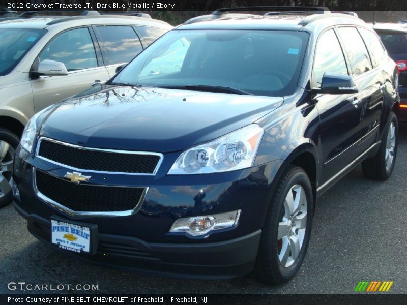 Dark Blue Metallic / Ebony 2012 Chevrolet Traverse LT