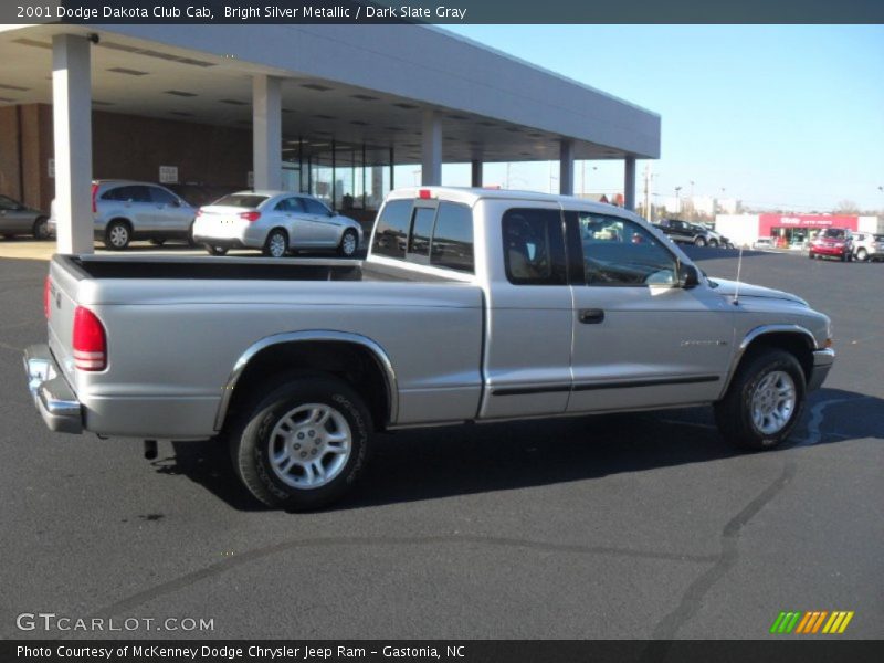 Bright Silver Metallic / Dark Slate Gray 2001 Dodge Dakota Club Cab