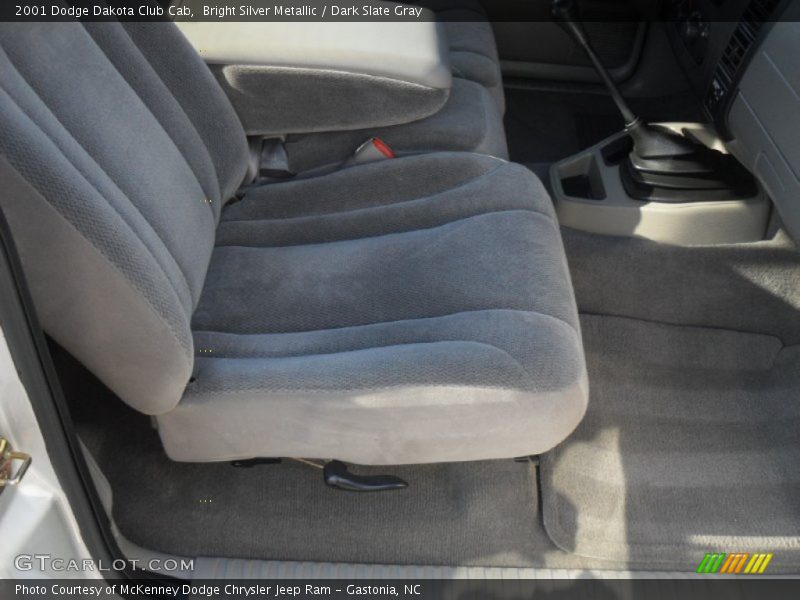 Bright Silver Metallic / Dark Slate Gray 2001 Dodge Dakota Club Cab
