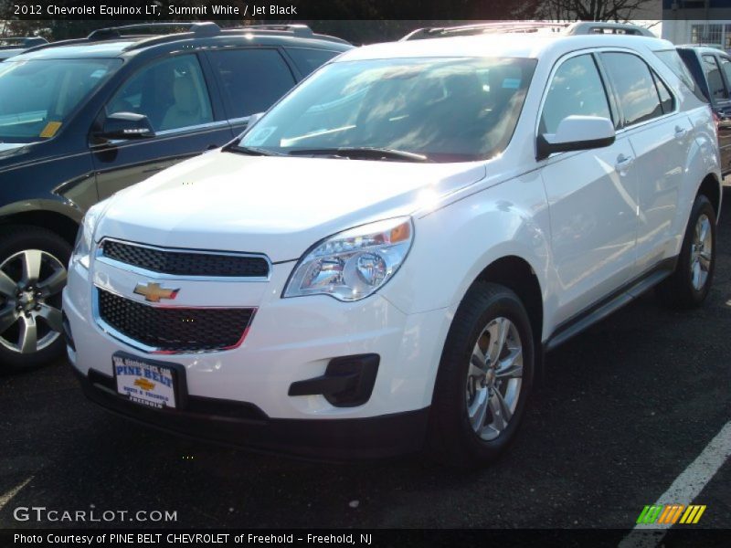 Summit White / Jet Black 2012 Chevrolet Equinox LT