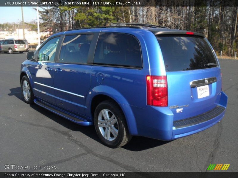 Marathon Blue Pearl / Dark Slate/Light Shale 2008 Dodge Grand Caravan SXT