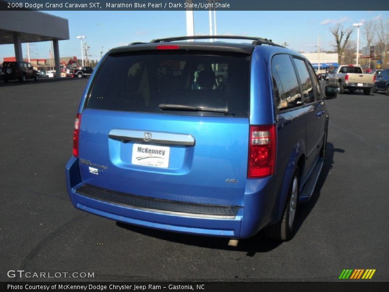 Marathon Blue Pearl / Dark Slate/Light Shale 2008 Dodge Grand Caravan SXT