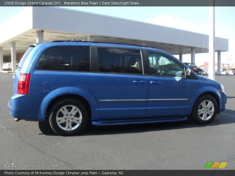 Marathon Blue Pearl / Dark Slate/Light Shale 2008 Dodge Grand Caravan SXT