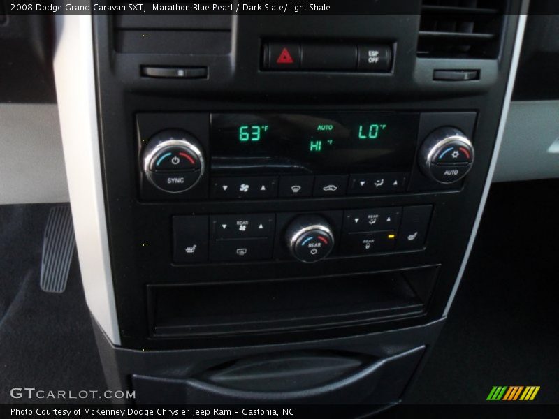 Marathon Blue Pearl / Dark Slate/Light Shale 2008 Dodge Grand Caravan SXT