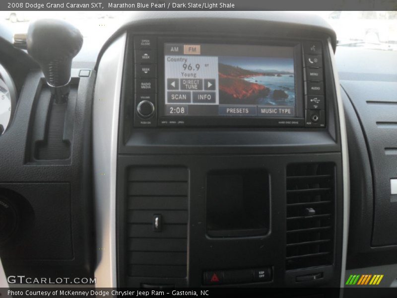 Marathon Blue Pearl / Dark Slate/Light Shale 2008 Dodge Grand Caravan SXT