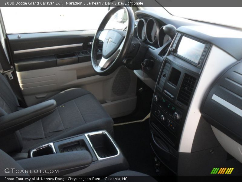 Marathon Blue Pearl / Dark Slate/Light Shale 2008 Dodge Grand Caravan SXT