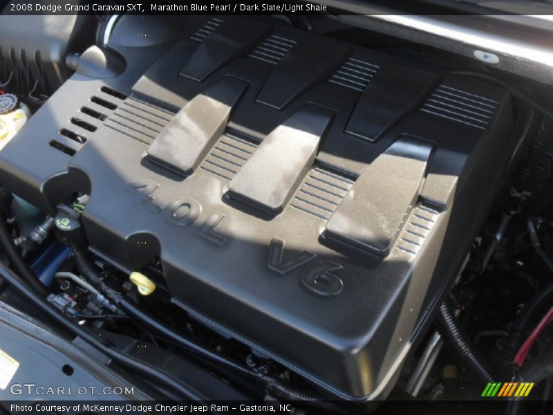 Marathon Blue Pearl / Dark Slate/Light Shale 2008 Dodge Grand Caravan SXT