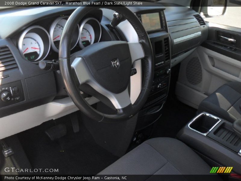 Marathon Blue Pearl / Dark Slate/Light Shale 2008 Dodge Grand Caravan SXT