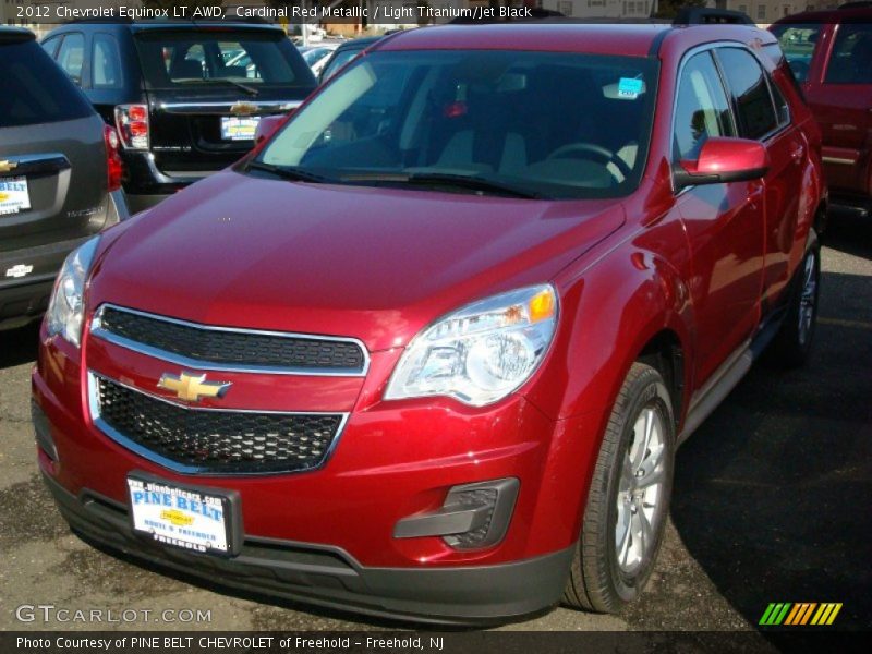 Cardinal Red Metallic / Light Titanium/Jet Black 2012 Chevrolet Equinox LT AWD