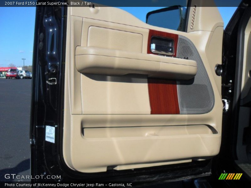 Black / Tan 2007 Ford F150 Lariat SuperCrew