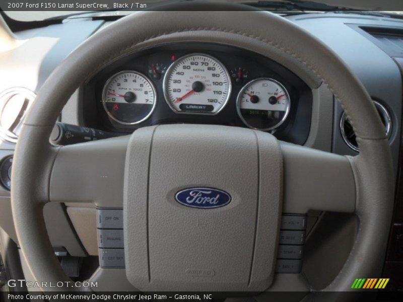 Black / Tan 2007 Ford F150 Lariat SuperCrew