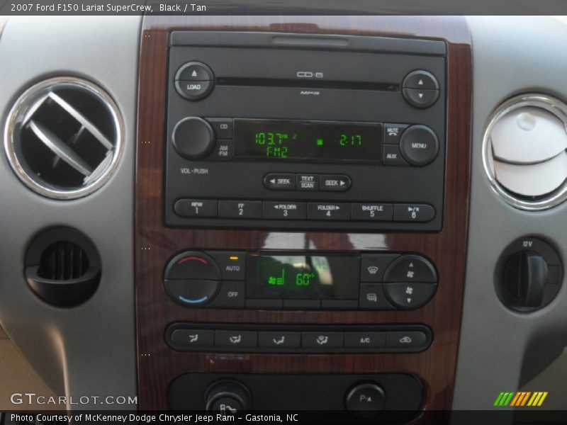 Black / Tan 2007 Ford F150 Lariat SuperCrew