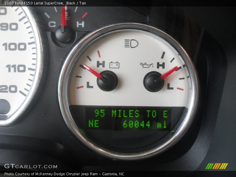 Black / Tan 2007 Ford F150 Lariat SuperCrew