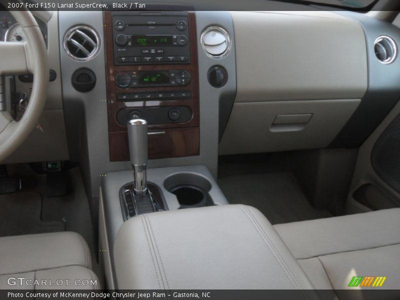 Black / Tan 2007 Ford F150 Lariat SuperCrew