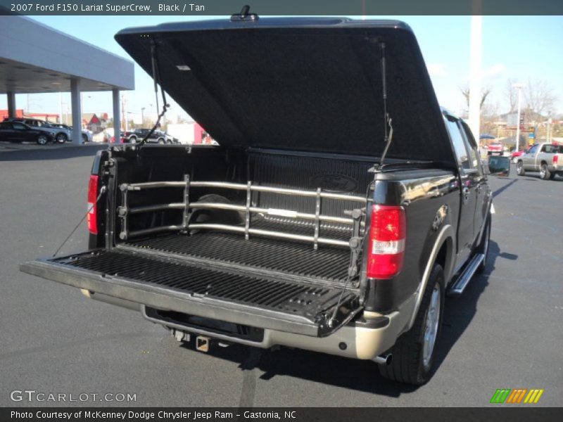 Black / Tan 2007 Ford F150 Lariat SuperCrew