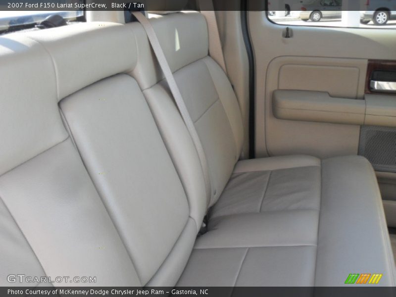 Black / Tan 2007 Ford F150 Lariat SuperCrew