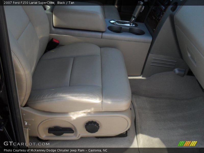 Black / Tan 2007 Ford F150 Lariat SuperCrew