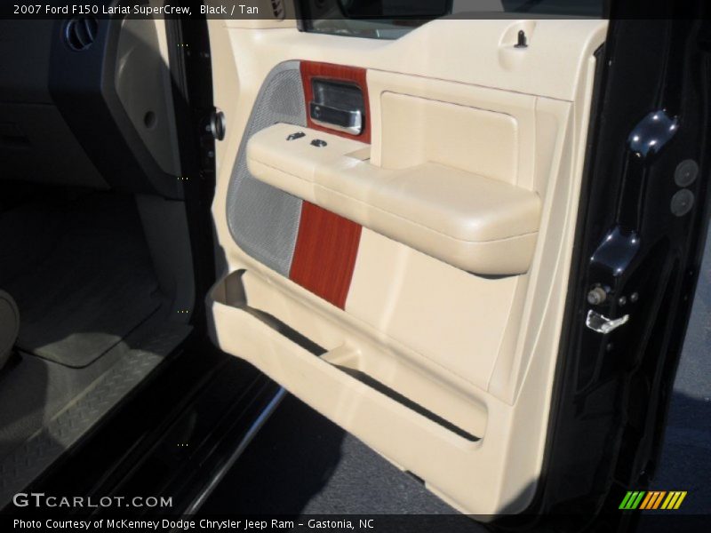 Black / Tan 2007 Ford F150 Lariat SuperCrew
