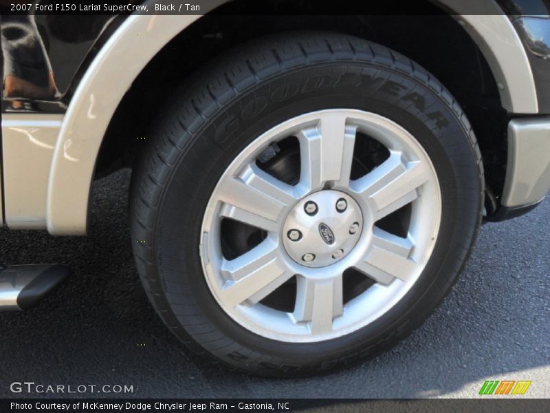 Black / Tan 2007 Ford F150 Lariat SuperCrew