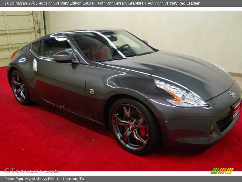 40th Anniversary Graphite / 40th Anniversary Red Leather 2010 Nissan 370Z 40th Anniversary Edition Coupe