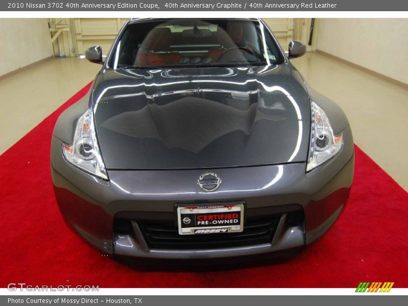 40th Anniversary Graphite / 40th Anniversary Red Leather 2010 Nissan 370Z 40th Anniversary Edition Coupe