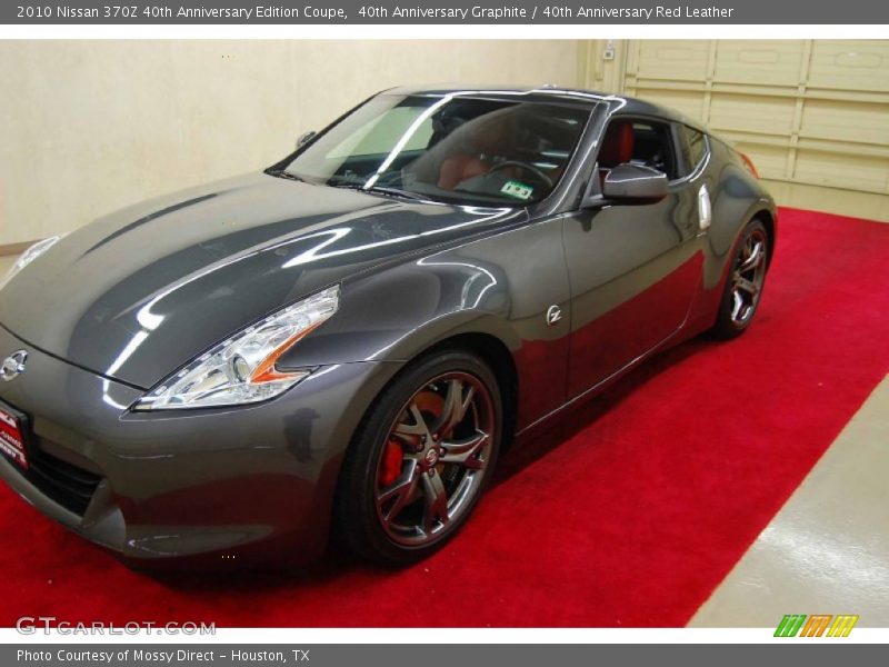 40th Anniversary Graphite / 40th Anniversary Red Leather 2010 Nissan 370Z 40th Anniversary Edition Coupe