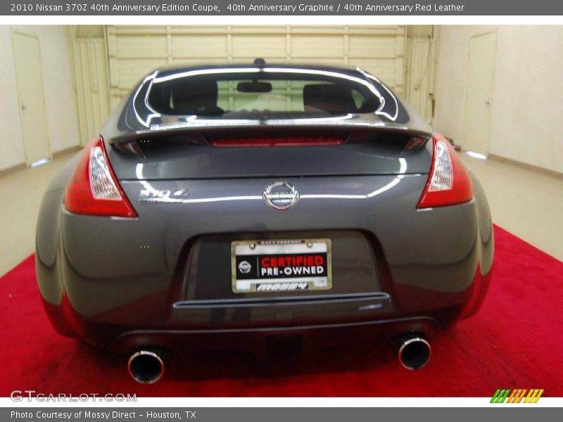 40th Anniversary Graphite / 40th Anniversary Red Leather 2010 Nissan 370Z 40th Anniversary Edition Coupe