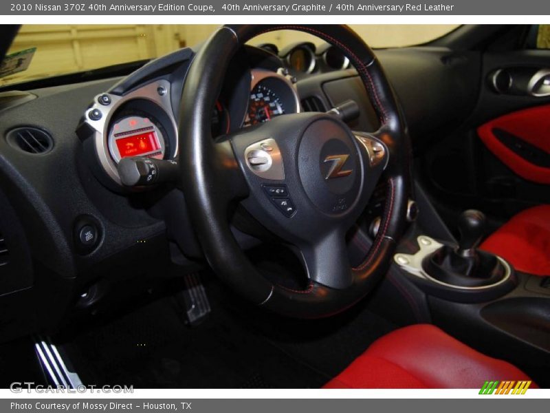 40th Anniversary Graphite / 40th Anniversary Red Leather 2010 Nissan 370Z 40th Anniversary Edition Coupe