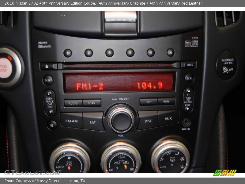40th Anniversary Graphite / 40th Anniversary Red Leather 2010 Nissan 370Z 40th Anniversary Edition Coupe