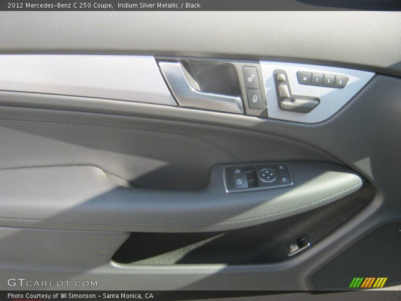 Iridium Silver Metallic / Black 2012 Mercedes-Benz C 250 Coupe