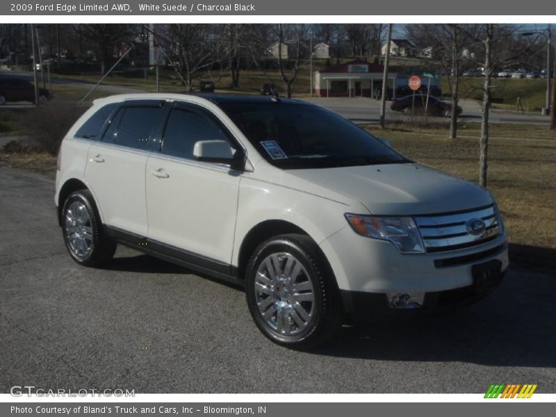 White Suede / Charcoal Black 2009 Ford Edge Limited AWD