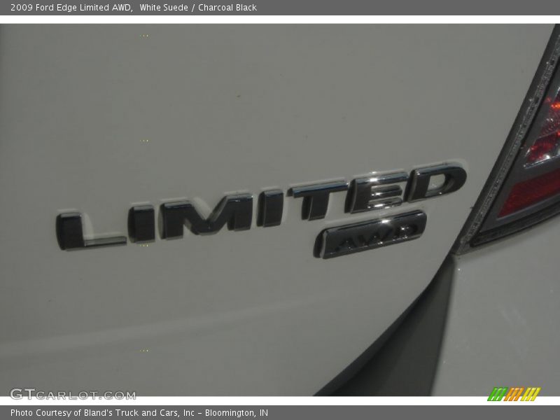 White Suede / Charcoal Black 2009 Ford Edge Limited AWD