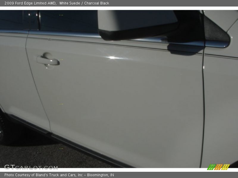 White Suede / Charcoal Black 2009 Ford Edge Limited AWD