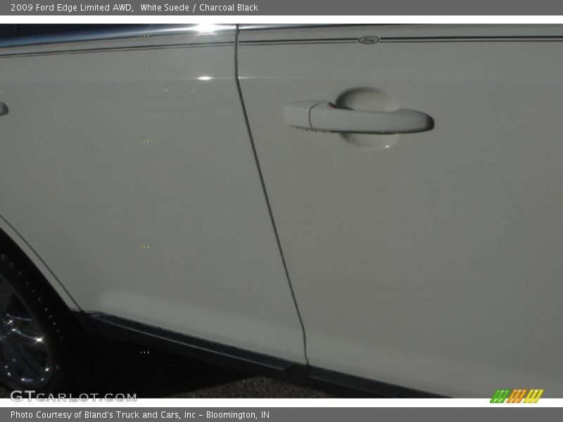 White Suede / Charcoal Black 2009 Ford Edge Limited AWD