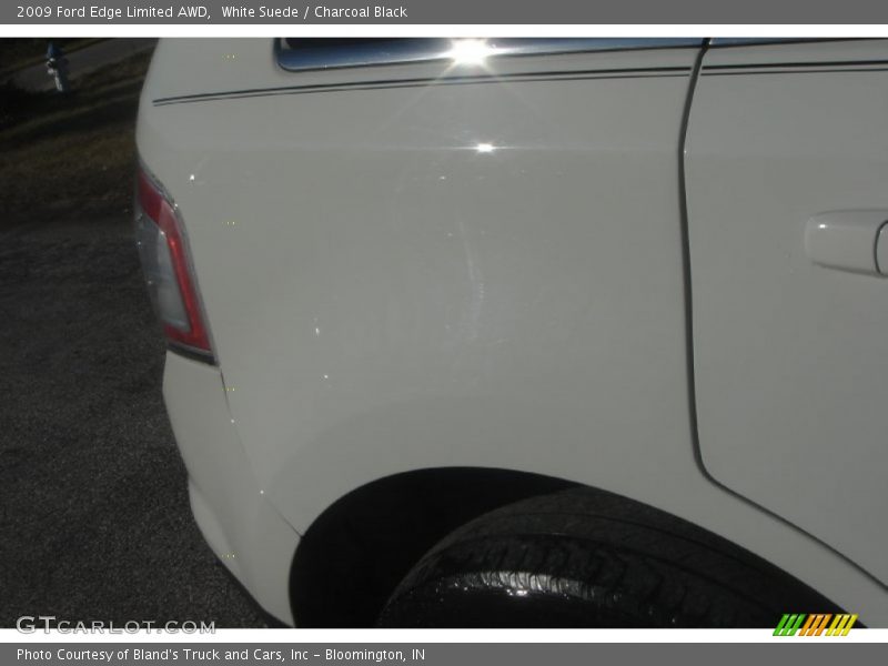 White Suede / Charcoal Black 2009 Ford Edge Limited AWD
